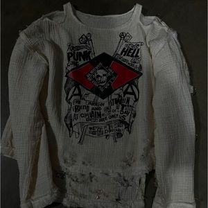 Seditionaries punk gang Muslin top
